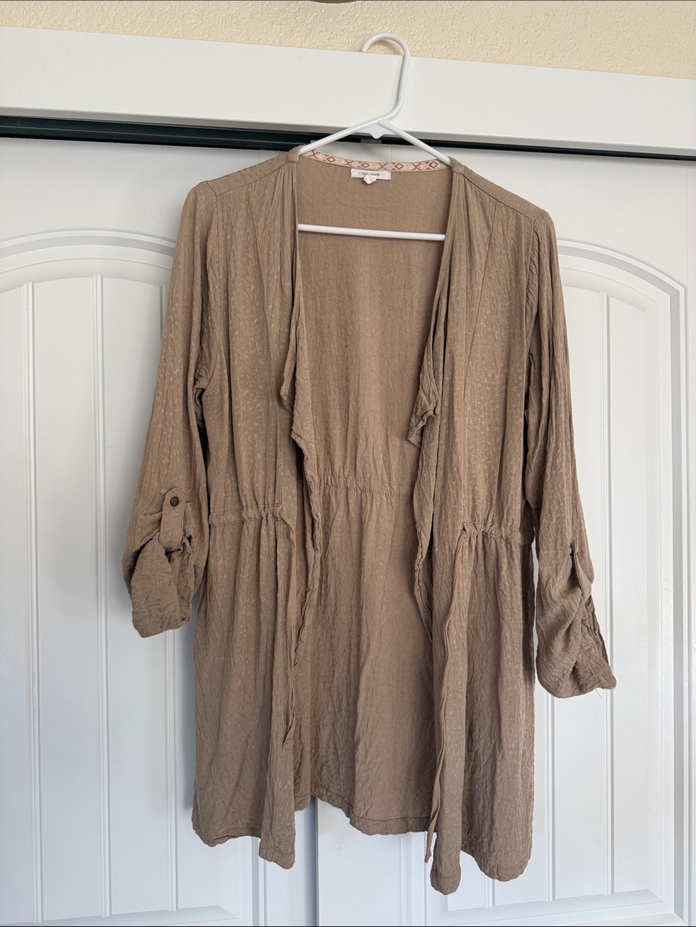 Maurices Beige-Taupe lightweight cardigan